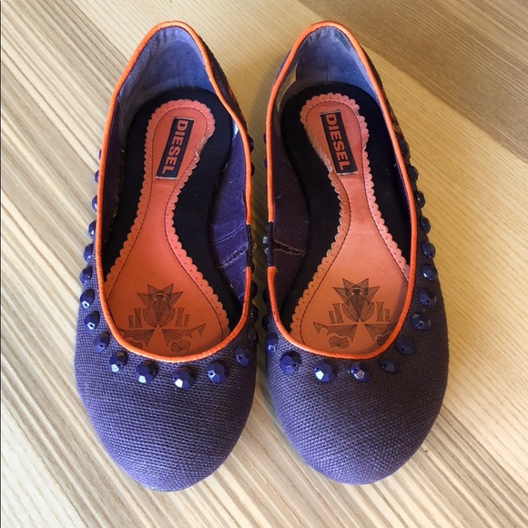 DIESEL • Purple Flats - Picture 2 of 4